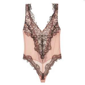 NWT Sheer Tulle Teddy